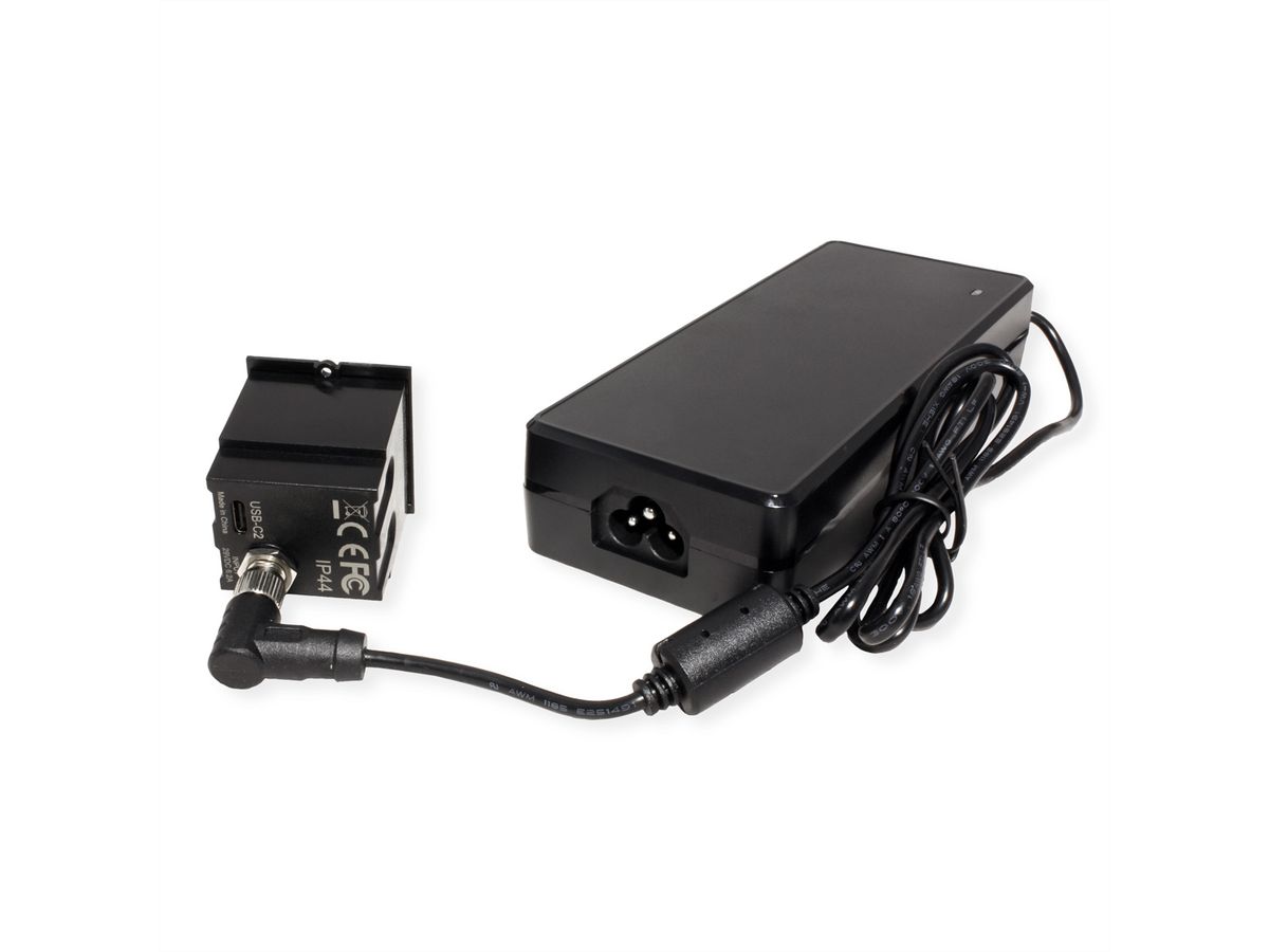 BACHMANN Module Custom USB Chargeur C/C/C, avec adaptateur secteur