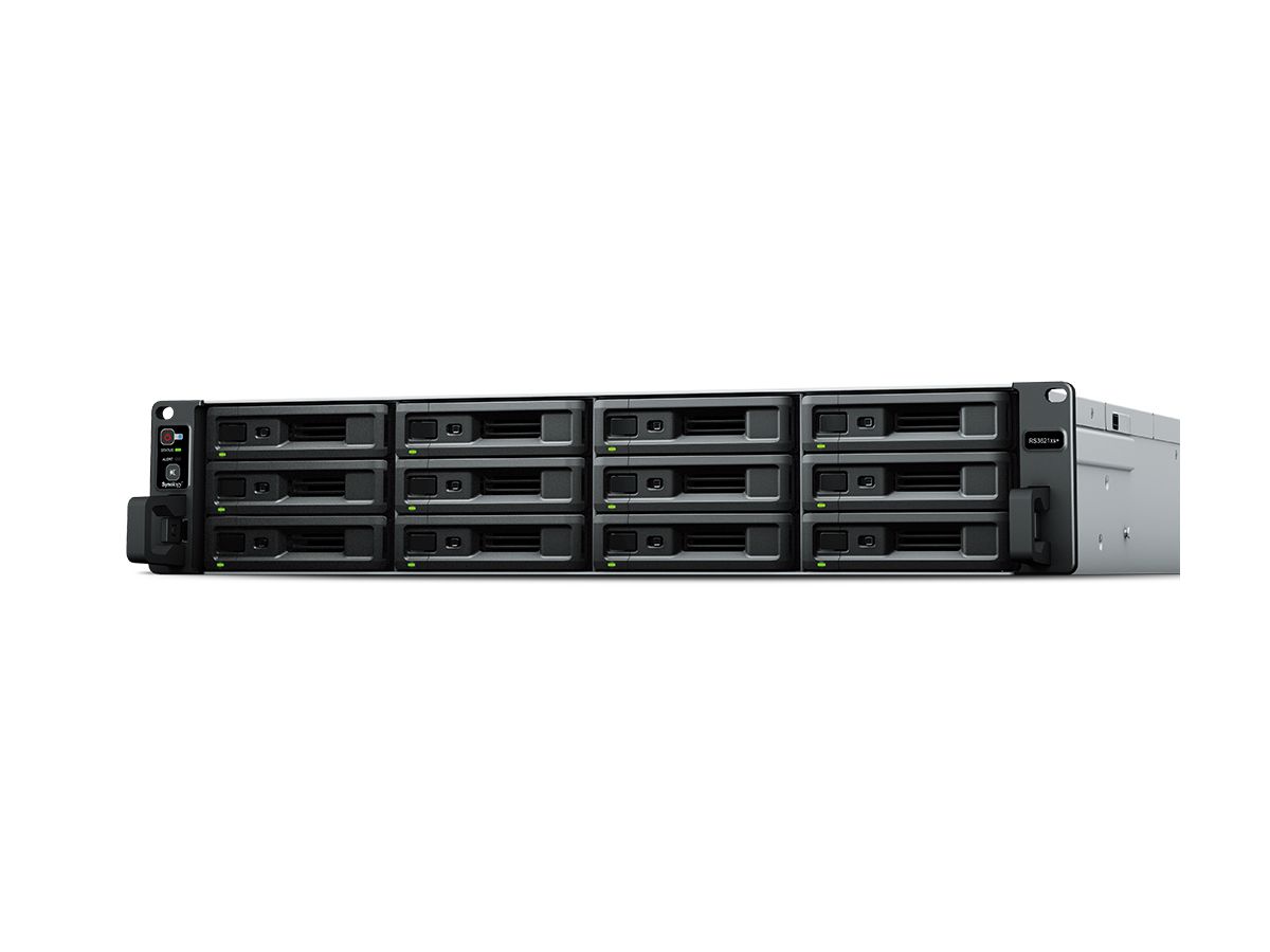 Synology RackStation RS3621XS+ serveur de stockage Rack (2 U) Ethernet/LAN Noir D-1541