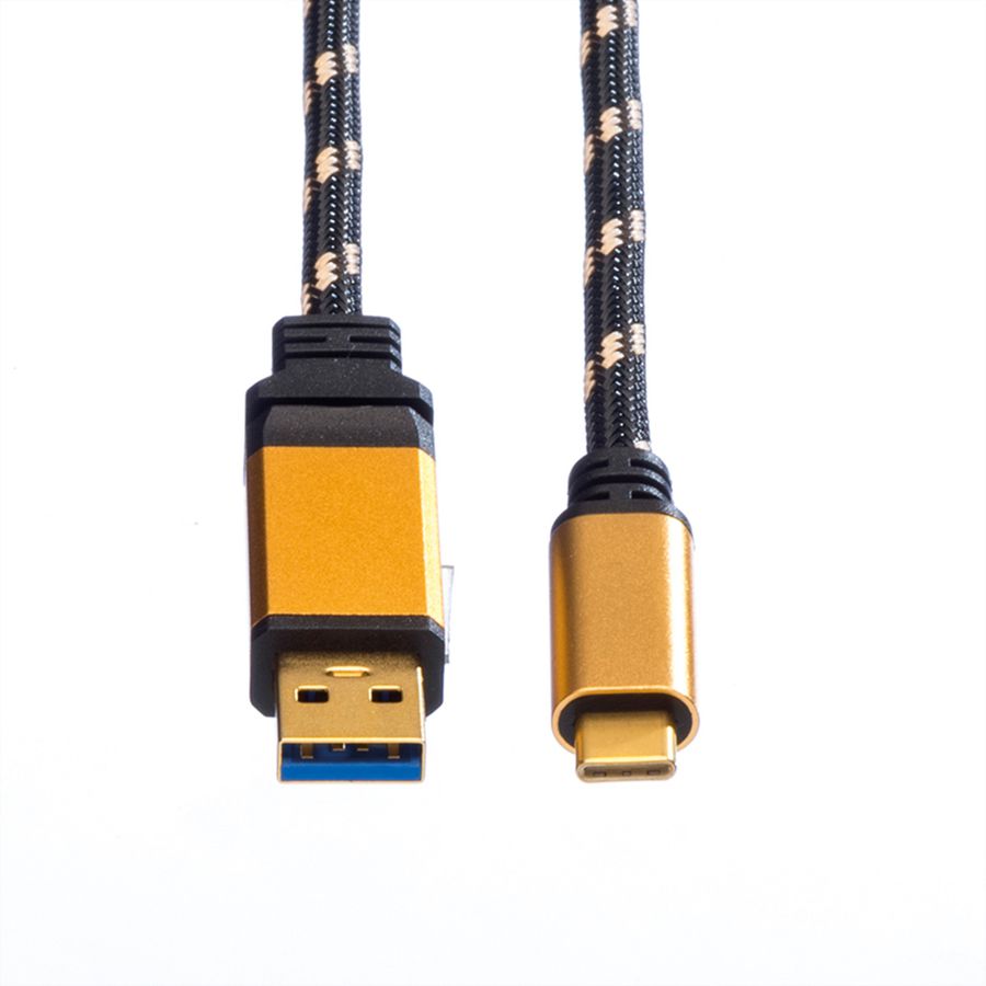 ROLINE GOLD Câble USB 3.2 Gen 1, A-C, M/M, 0,5 m