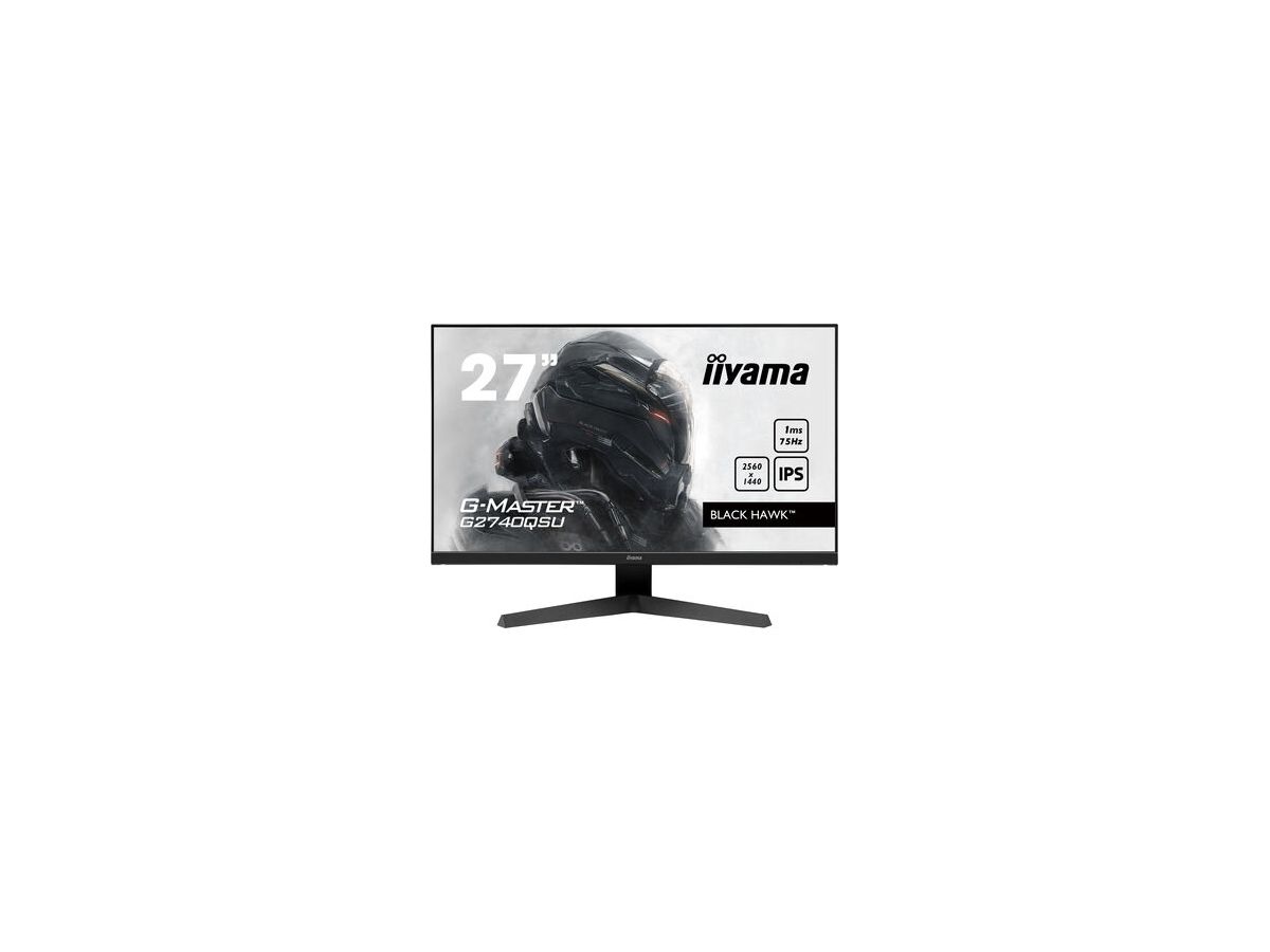 iiyama G-MASTER Black Hawk écran plat de PC 68,6 cm (27") 2560 x 1440 pixels Wide Quad HD LED Noir