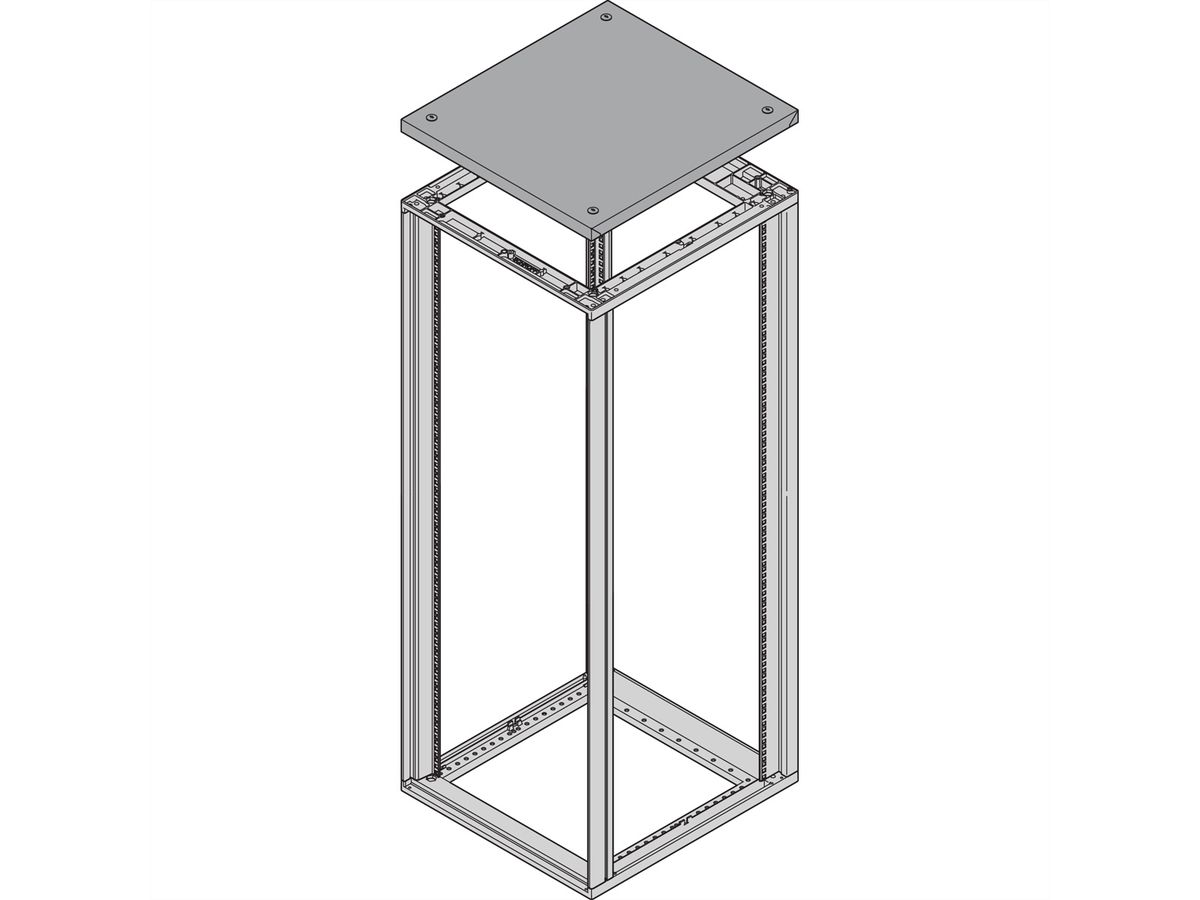 SCHROFF Novastar Couvercle surélevé, 553W 800D