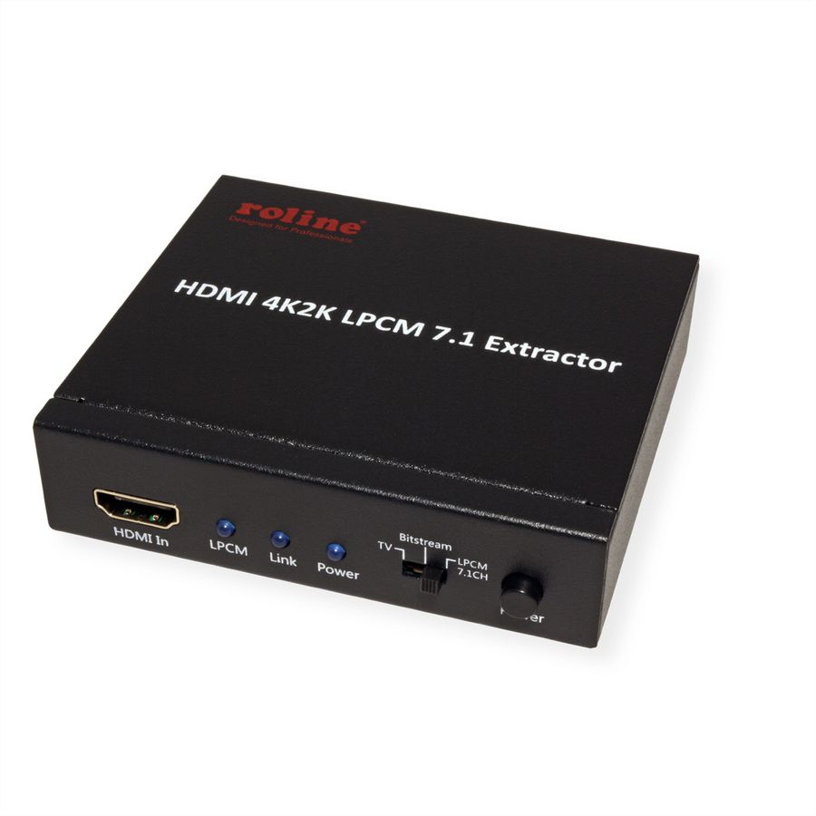 ROLINE Extracteur Audio HDMI 4K LPCM 7.1