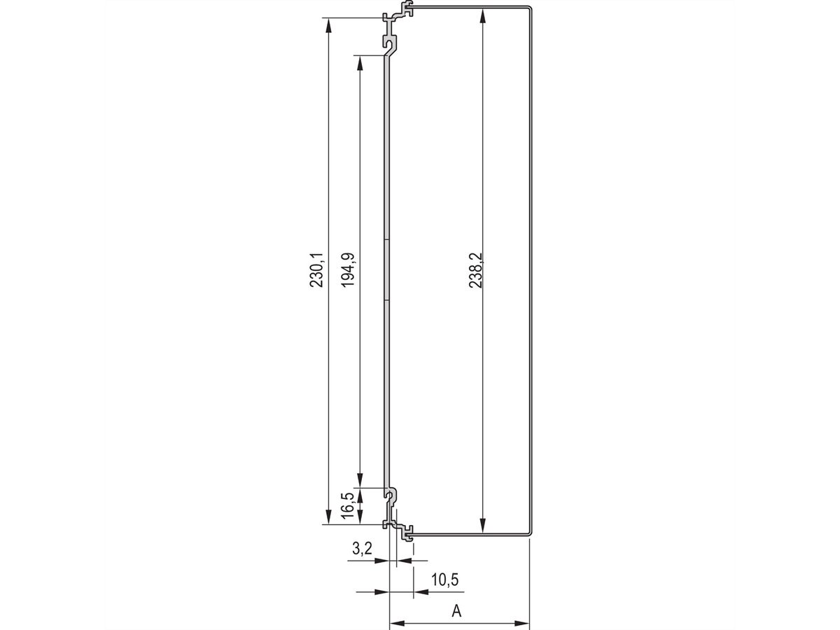 SCHROFF Kit d'unité enfichable PRO, avec capot, non blindé, 6 U, 7 HP, 167 mm