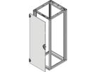 Porte en acier Novastar SCHROFF, Angle d'ouverture à 180°, RAL 7035, 6 U 553W