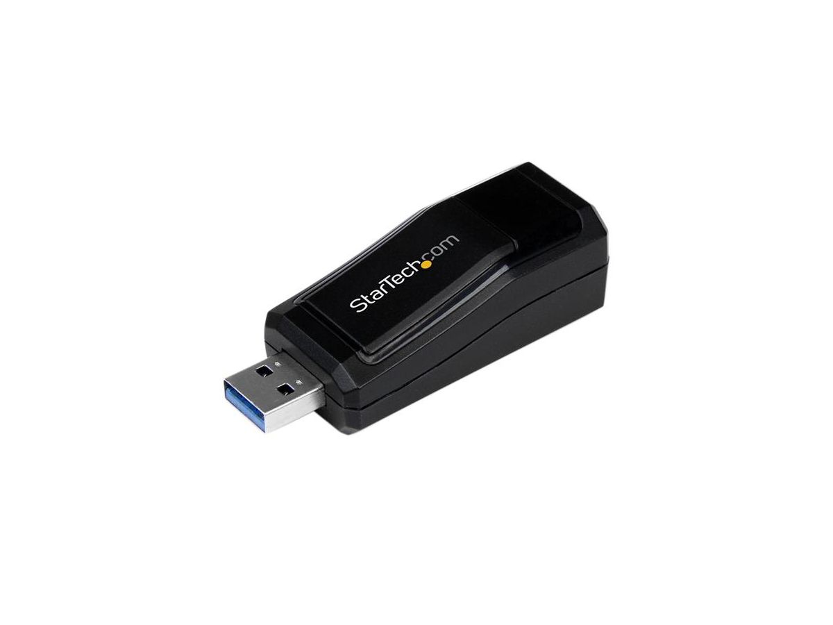 StarTech.com Adaptateur Réseau USB 3.0 vers RJ45 Gigabit Ethernet - 10/100/1000Mbps - Noir