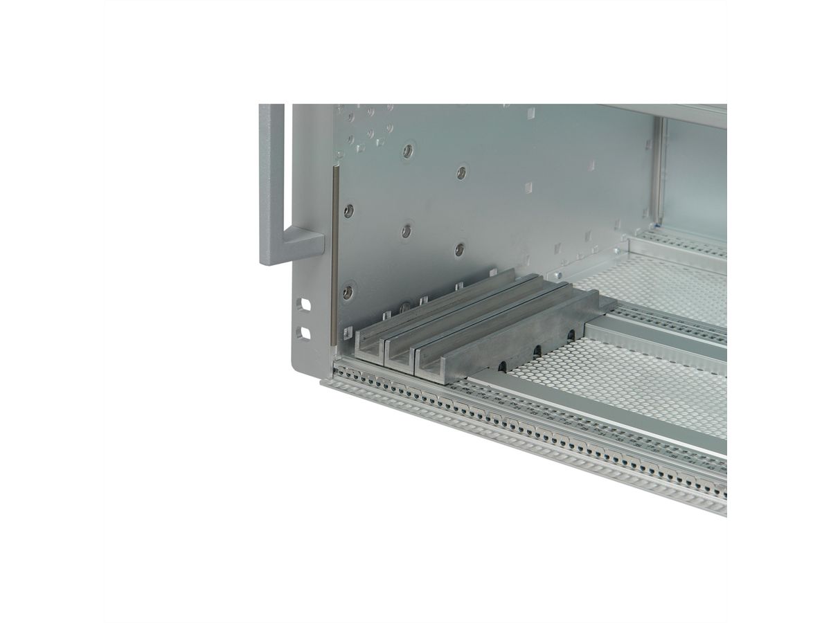 SCHROFF Rail de guidage standard VPX, aluminium, 160 mm, largeur de rainure 12,3mm, gris, 2 pièces
