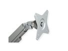 ROLINE Support double LCD, fixation sur bureau, vérin à gaz, 5 articulations, 17-23", jusqu'à 2x 9 kg, argent