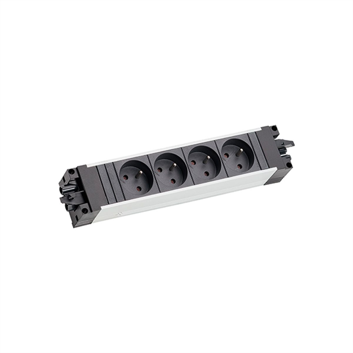 BACHMANN STEP ALU 6xUTE 35° GST18, Prise CEE 32A bleue, mesure