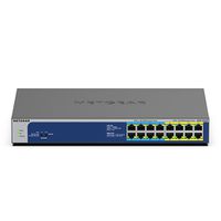 NETGEAR GS516UP Non-géré Gigabit Ethernet (10/100/1000) Connexion Ethernet, supportant l'alimentation via ce port (PoE) Gris