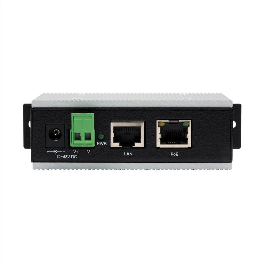 EXSYS EX-6007PoE-WT Injecteur PoE Gigabit 12-48V, boîtier métallique