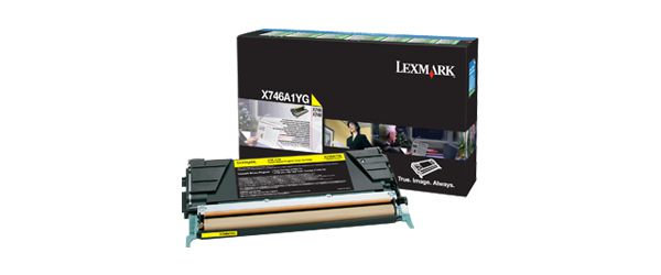 Lexmark X746A1YG Cartouche de toner Original Jaune 1 pièce(s)