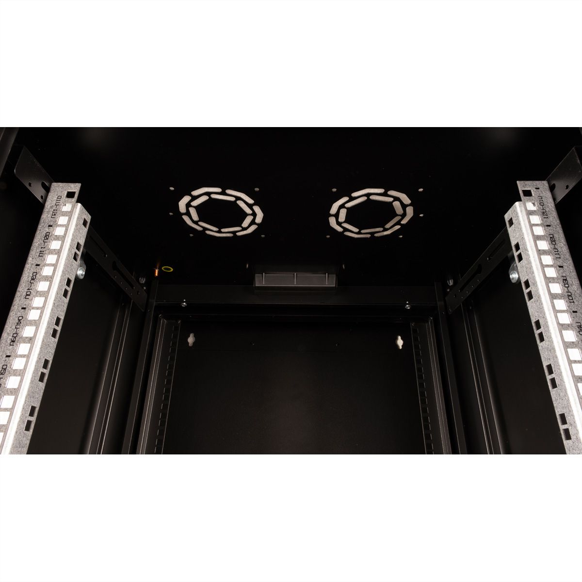 ROLINE 19" Boîtier mural Pro 12U, 600x600 LxP pivotant en 2 parties noir
