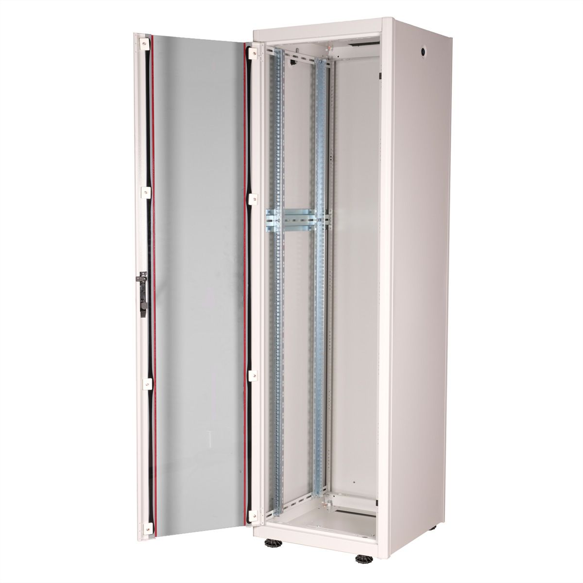 ROLINE 19" Baie réseau Basic 42U, 600x600 LxP Porte verre gris
