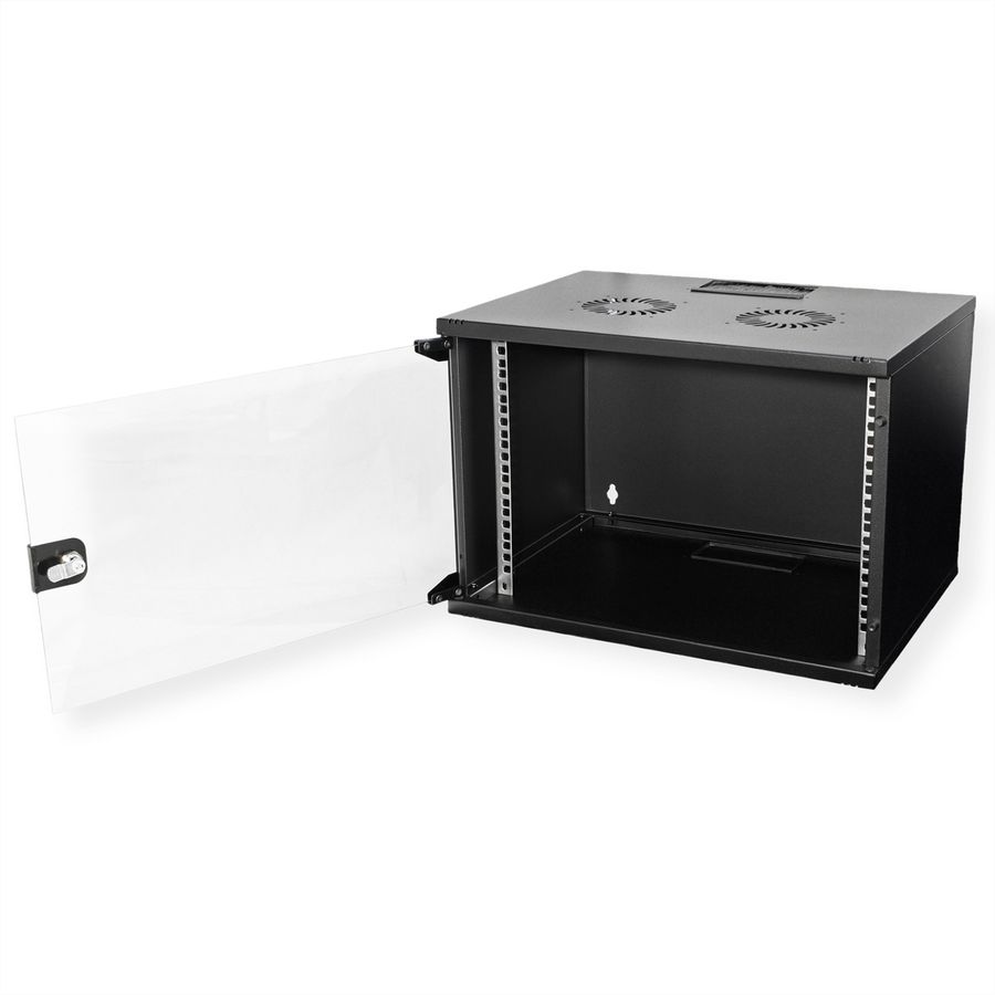 ROLINE 19" Boîtier mural Basic 7U, 540x400 LxP En kit noir