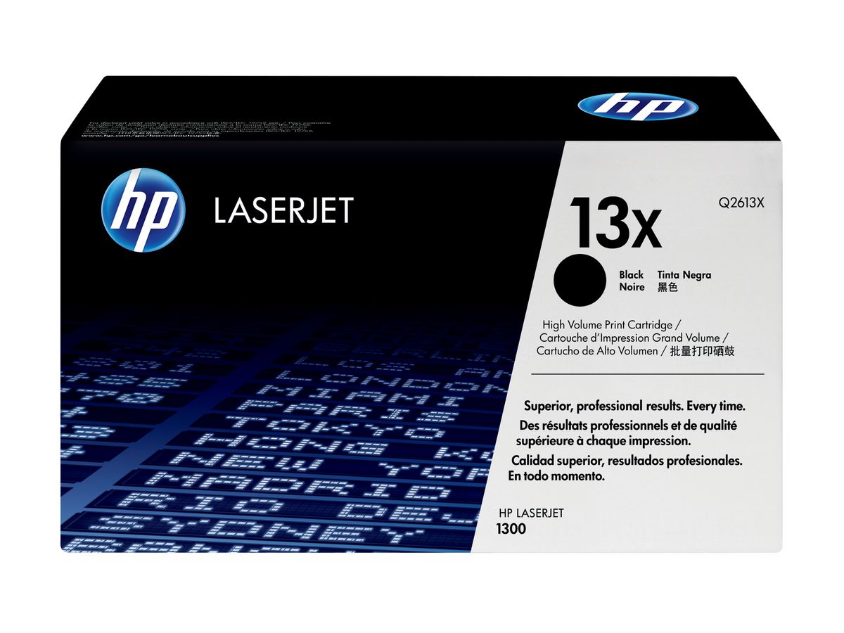 HP 13X toner noir haute capacité LaserJet authentique