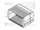 SCHROFF EuropacPRO 19" Kit de bacs à cartes pour le ferroviaire, blindé, SNCF, 6 U, 84 CV, 320 mm