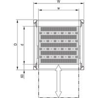 Étagère Eurorack SCHROFF, télescopique, pour cadre universel, 800W 600D