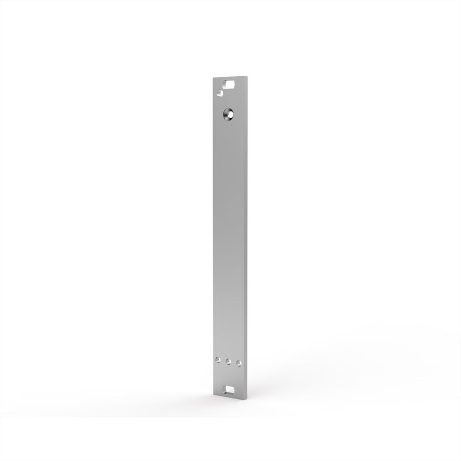 SCHROFF Unité enfichable, face avant, non blindée, pour poignée trapézoïdale statique, 3 U, 3 CV, 2,5 mm, alu, face avant anodisée, face arrière conductrice
