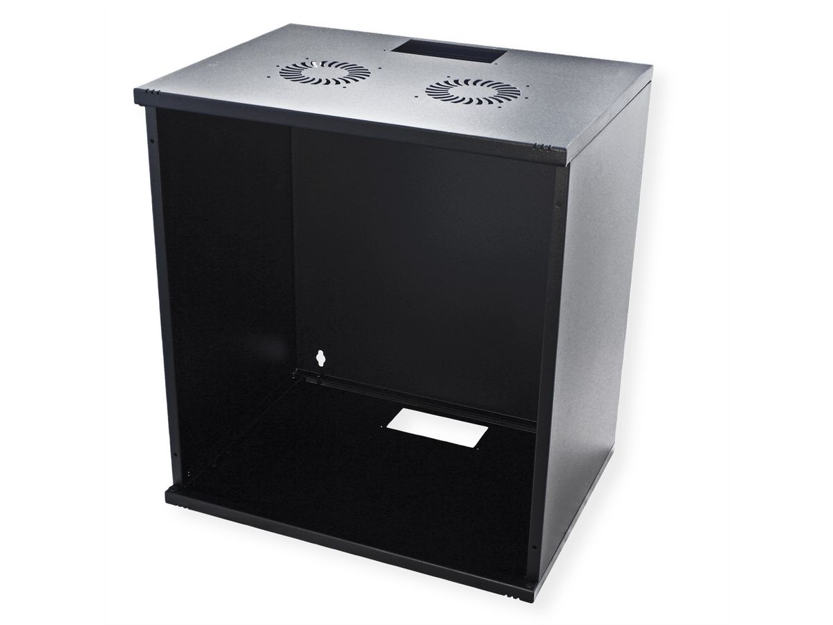 ROLINE 19" Boîtier mural Basic 12U, 540x400 LxP En kit noir