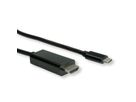 ROLINE Câble adaptateur type C - HDMI, M/M, 3 m