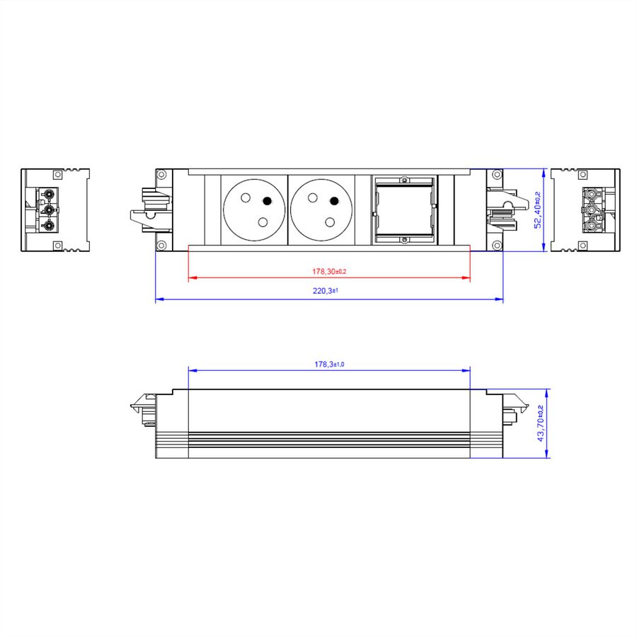 BACHMANN STEP ALU 2xUTE 2xCM GST18, Mesure par phase, mesure différentielle