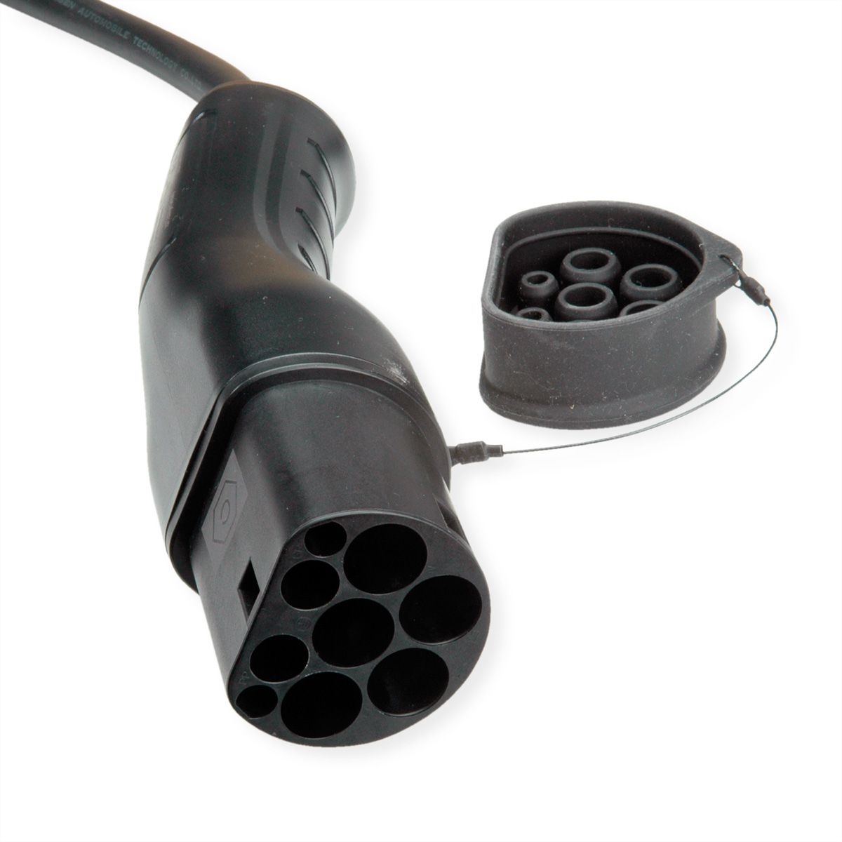 ROLINE Câble de recharge VE type2, 3-Phases, 480VAC (3P+N+E), 16 A, 11 kW, 7,5 m