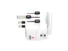 SKROSS Adaptateur de voyage PRO Light USB 2xA - Monde entier, monde
