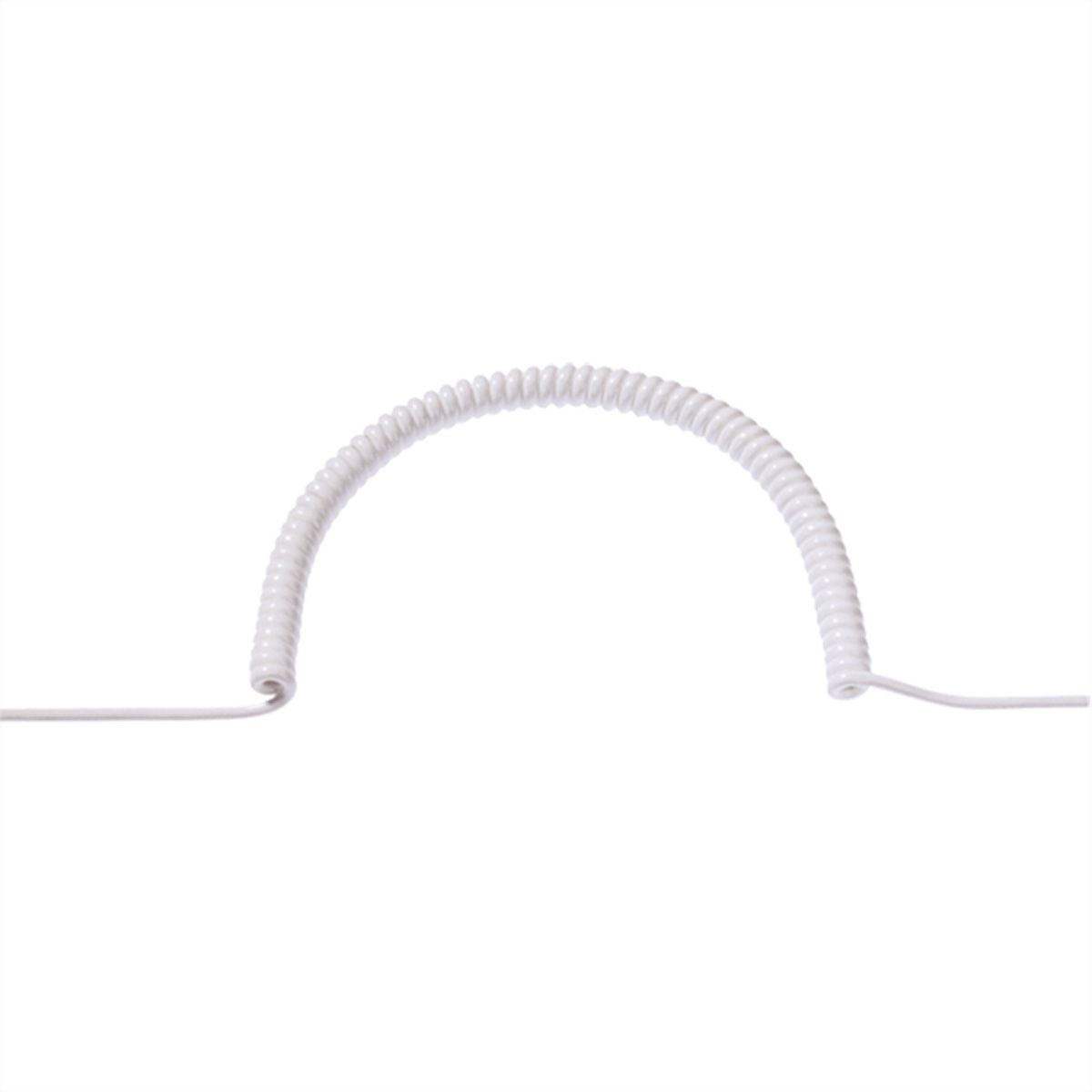 BACHMANN Câble spirale 1m-4m, blanc,0,2m , CS-YMH11Y-J 5x1,5mm²