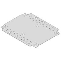 Plaque de montage SCHROFF Interscale pour la mallette 399W x 221D