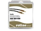 ROLINE GOLD Câble de raccordement 3,5mm audio M / M, Retail Blister, 5 m