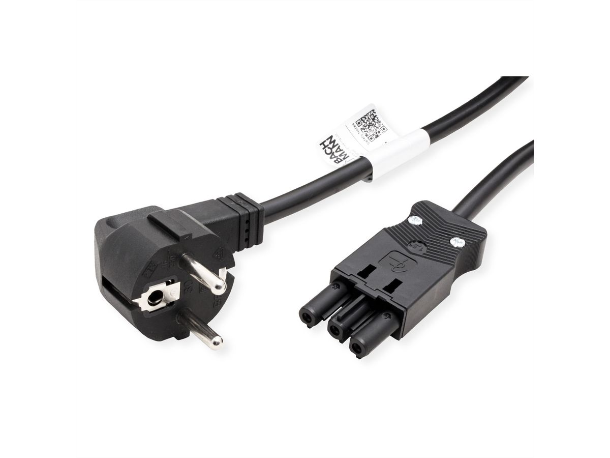 BACHMANN Câble d'alimentation CEE7/7 ST18 , 1,0m