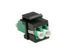 ROLINE Raccord optique LC/LC duplex monomode, Keystone, OS2, APC