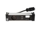 BACHMANN POWER FRAME S 1xUTE 1xCM 1xUSB A/C 22W 0,2m GST18