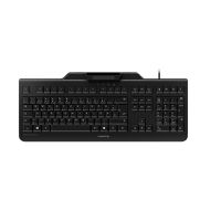 CHERRY SECURE BOARD 1.0 Clavier filaire, lecteur cartes à puce, noir, USB