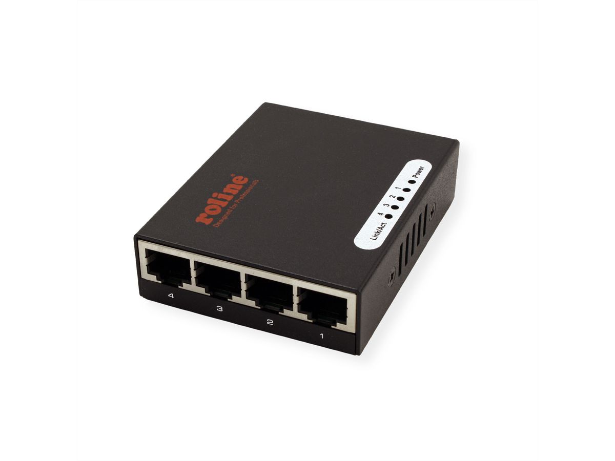 Switch Ethernet rapide géré par le Web avec 4 RJ45 et 2 SFP pour  l'industrie 4.0, Fabricant de commutateurs réseau et de convertisseurs  multimédias