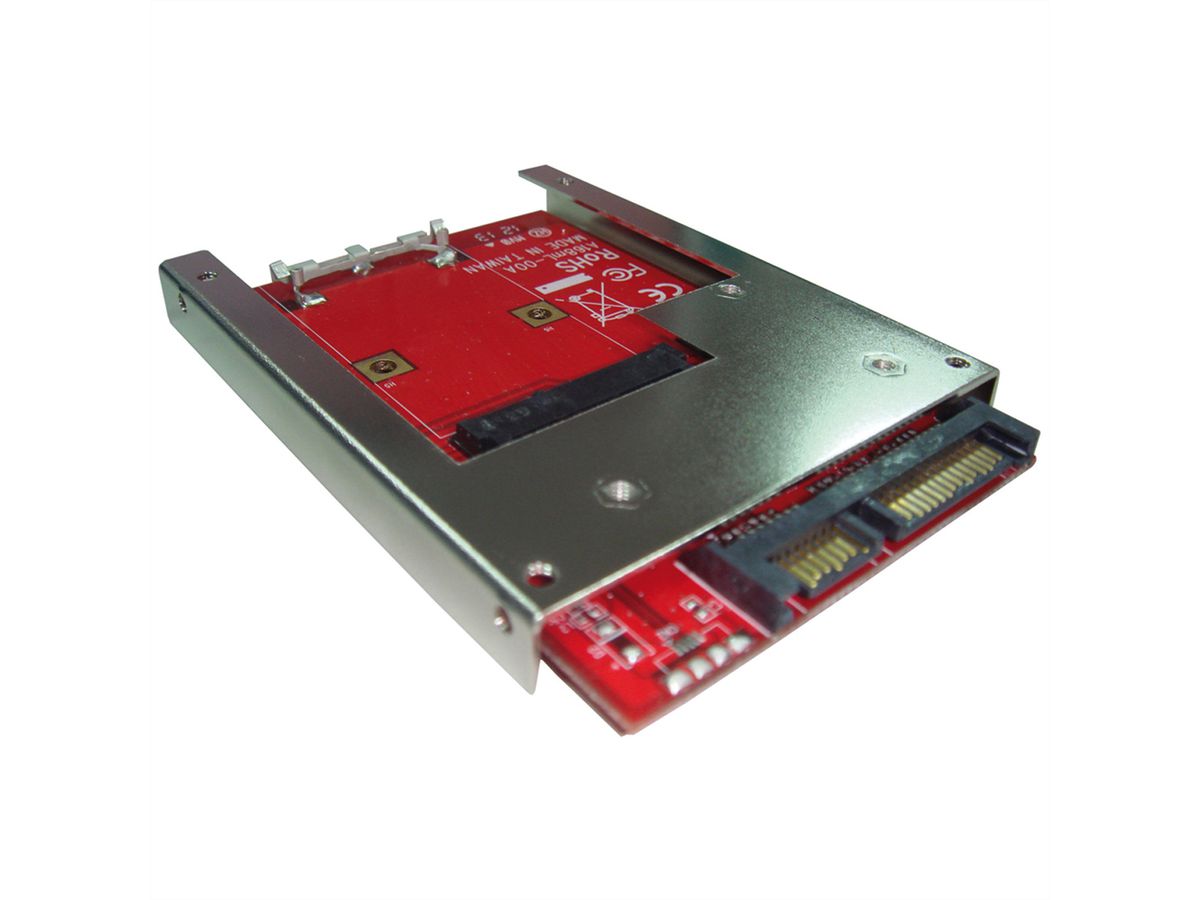 ROLINE Adaptateur mSATA SSD - 2.5 SATA 22pins