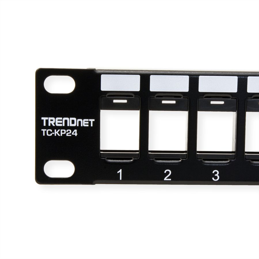 TRENDnet TC-KP24 Panneau de brassage vide à 24 ports pour Keystones 1U