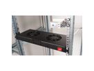 ROLINE 19" Unité de ventilation, 2 ventilateurs, thermostat, noire