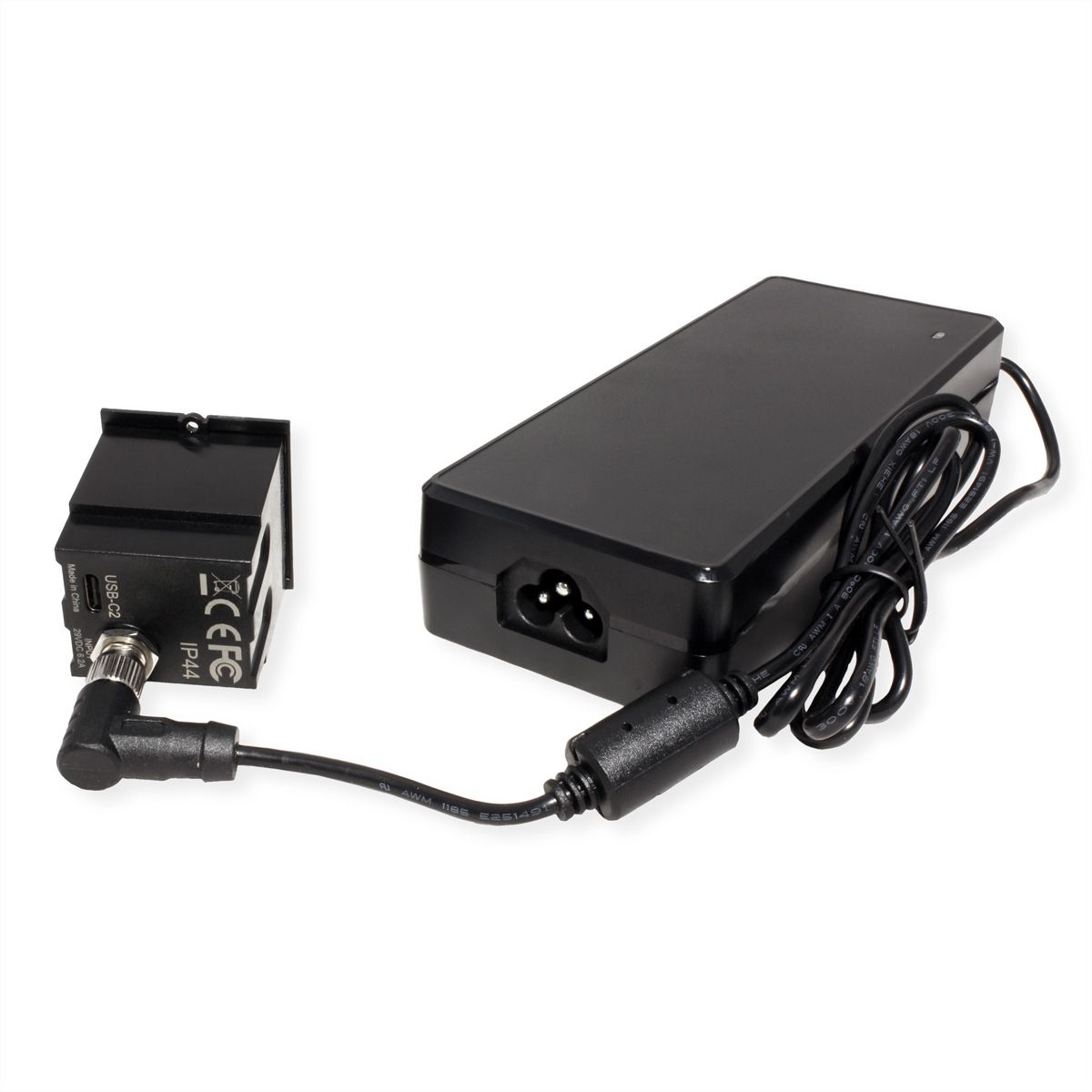 BACHMANN Module Custom USB Chargeur C/C/C, avec adaptateur secteur