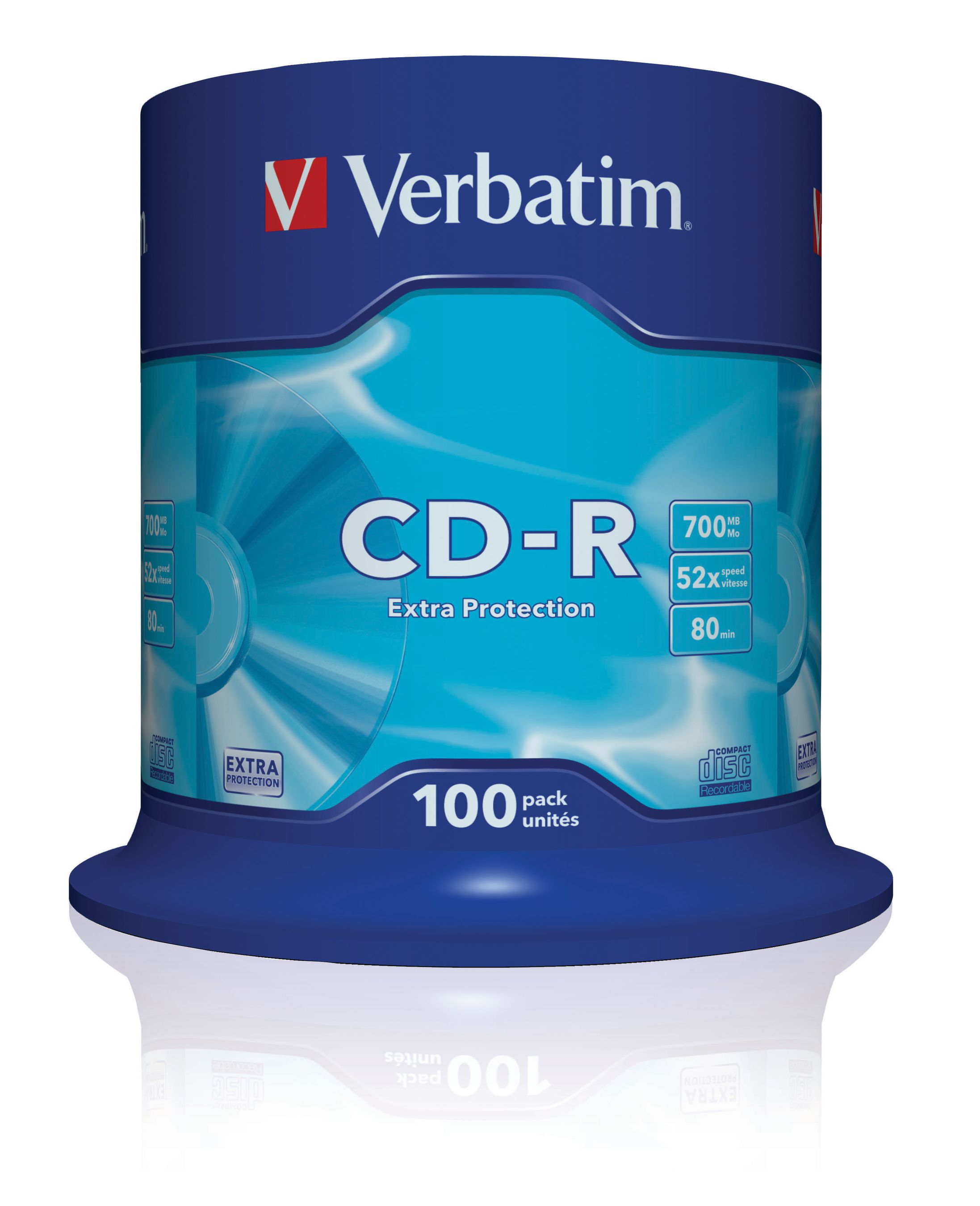 Verbatim CD-R Extra Protection CD-R 700Mo 100pièce(s)