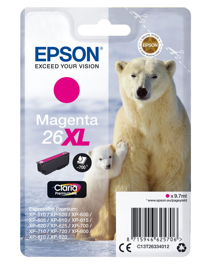 Epson Cartouche "Ours Polaire" - Encre Claria Premium M (XL)