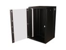 ROLINE 19" Boîtier mural Pro 20U, 600x600 LxP pivotant en 2 parties noir