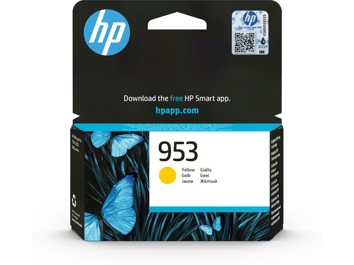 HP 953 Cartouche d’encre jaune authentique