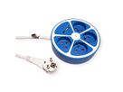 ROLINE Prise multiple, 4 ports avec interrupteur, rond, Version UTE, Fast Charger, 1x USB A+C, bleu, 1,5 m