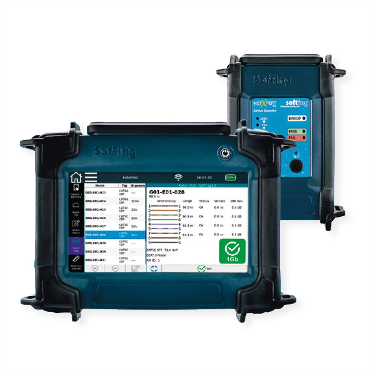 SOFTING NetXpert XG2 1G , pour le cuivre et la fibre optique en option