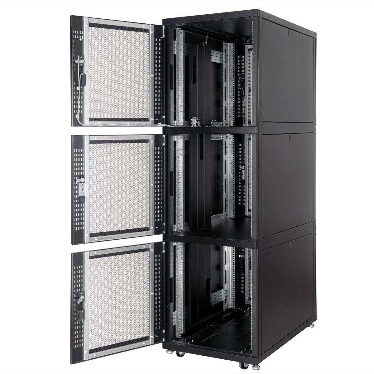 ROLINE Armoire de colocation 45U 800x1000mm, 2 compartiments, noir