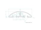 BACHMANN Easy-Bridge 100cm ALU anodisé argent