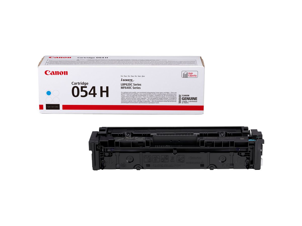 Canon Cartouche de toner haut rendement 054 H, cyan