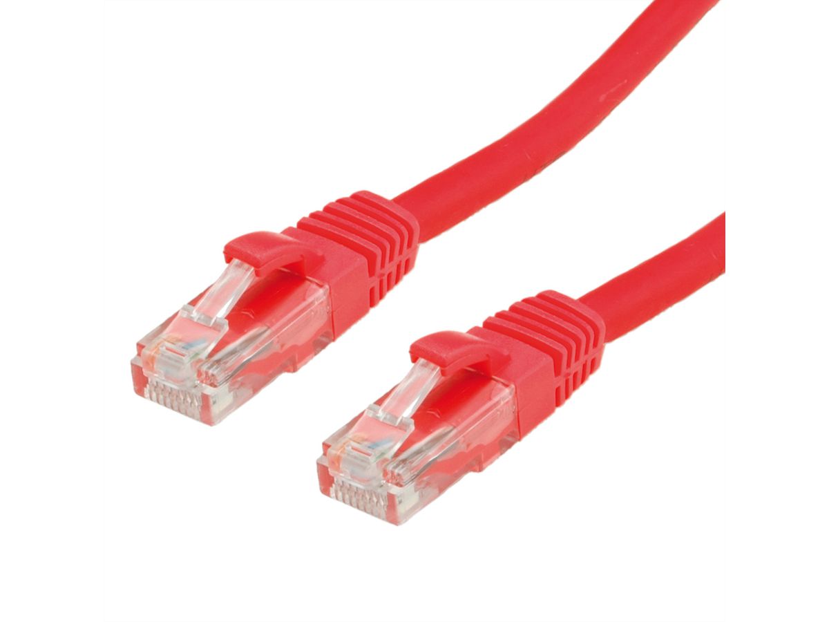 Cordon VALUE Cat.6A (Classe EA) / 10 Gigabit UTP, rouge, 15 m