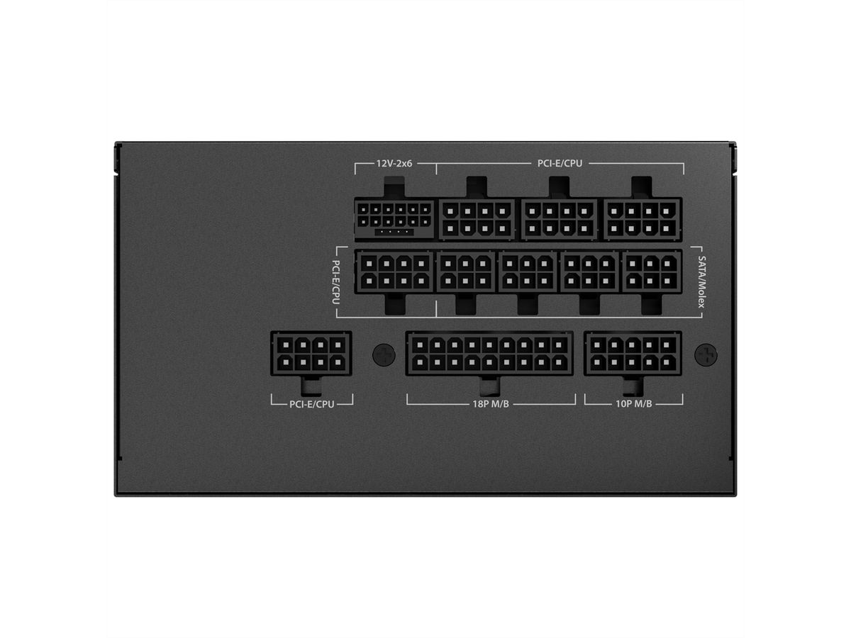 ANTEC GSK 1000 ATX3.1 Bloc d'alimentation 1000 W entièrement modulaire, certifié 80 PLUS Gold